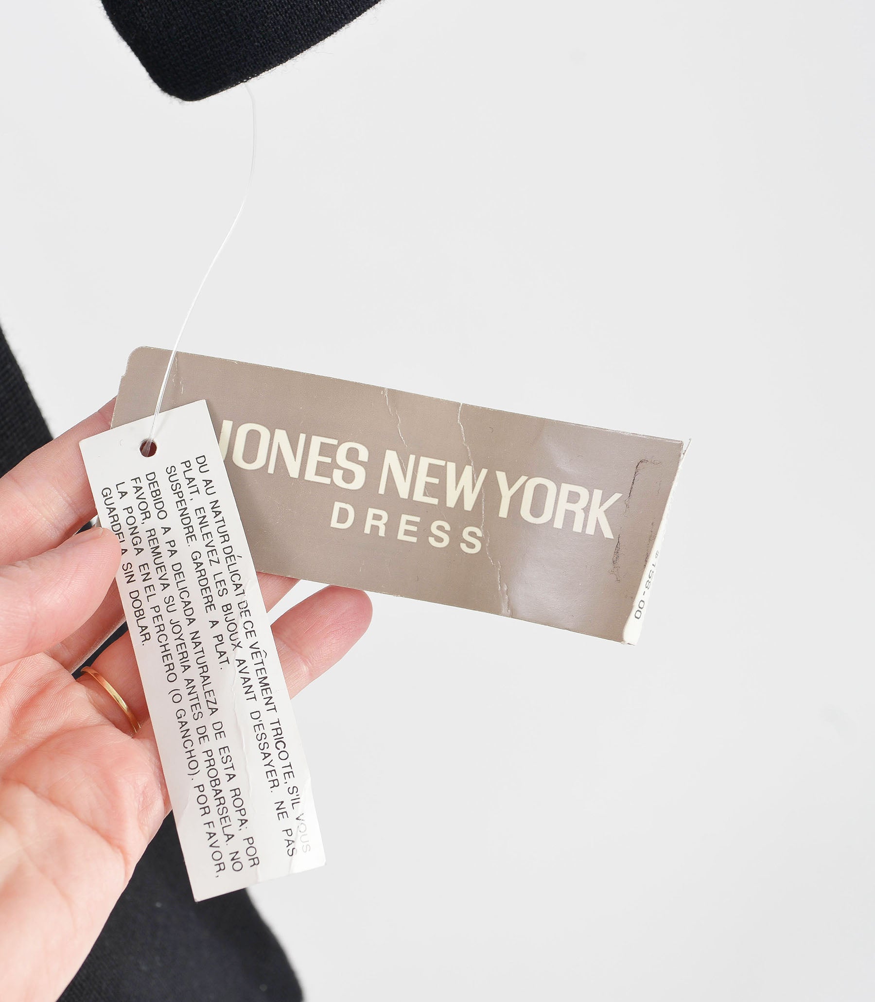 Vintage Jones New York hang tag.