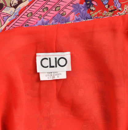 Clip label inside of skirt. 