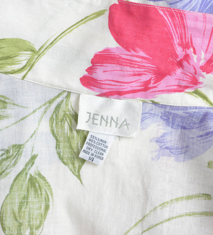 Jenna vintage label inside collar of shirt.